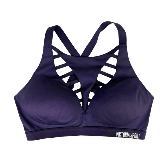 Victoria Sport 34D Purple Incredible Lightweight Criss Cross Back Sports Bra - Picture 1 of 9